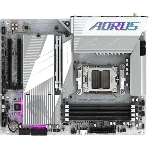 Материнская плата Gigabyte B650E AORUS ELITE X AX ICE SocketAM5, AMD B650, ATX, Ret