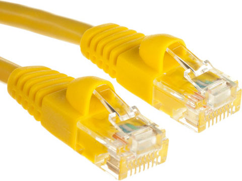 Сетевой кабель Patch cord molded 5E Copper 2m Yellow