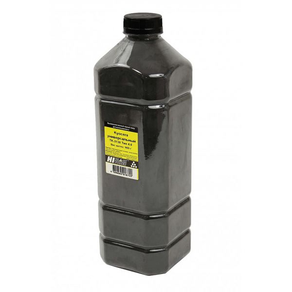 Тонер для картриджа Hi-Black Универсальный Kyocera TK-3130, Тип 4.0, Black, 900 г, канистра